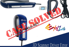 xyzprinting 3d tarayıcı driver hatası çözümü